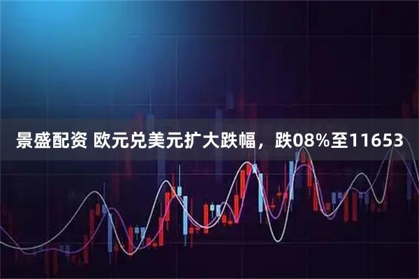 景盛配资 欧元兑美元扩大跌幅，跌08%至11653