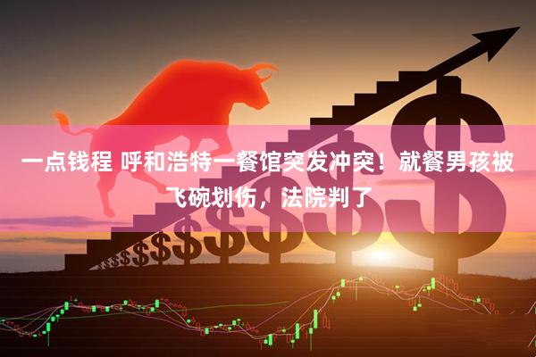 一点钱程 呼和浩特一餐馆突发冲突！就餐男孩被飞碗划伤，法院判了